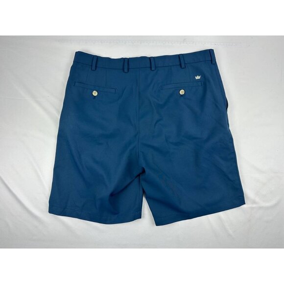 Peter Millar Performance EB82 Shorts Mens sz 36 Navy Blue Crown Sport - Picture 3 of 9